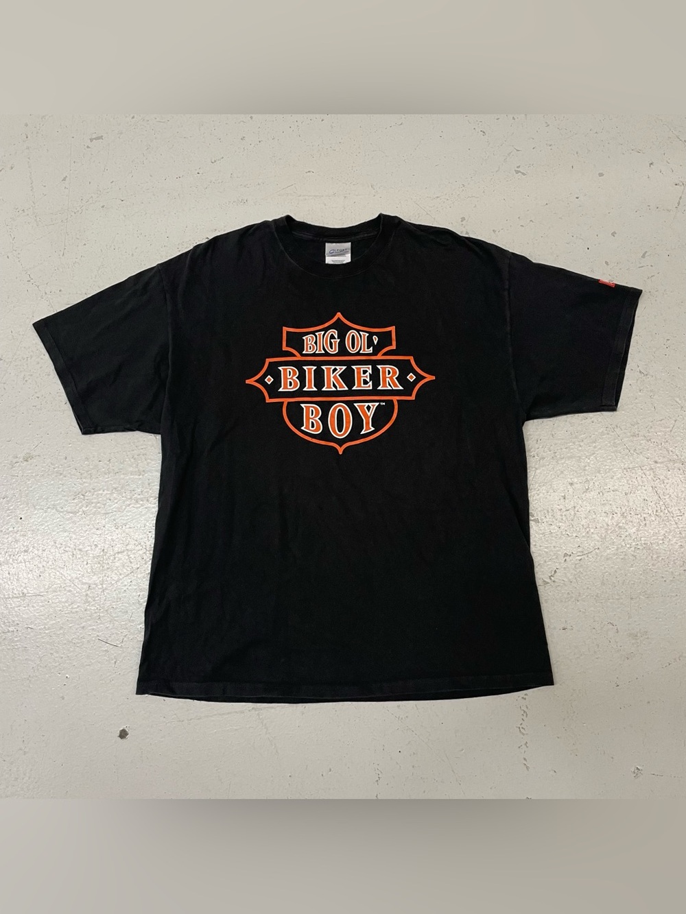 Vintage Y2K Graphic Big Ol Biker Boy Rider Motorcycle Group Size XL